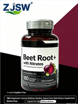 ZJSW Beet Root+ with Nitrates (180 Vegetarian Capsules)