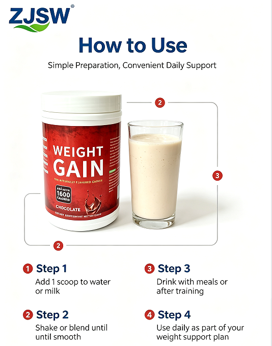 ZJSW Weight Gain Supplement - Chocolate Flavor (1000g)