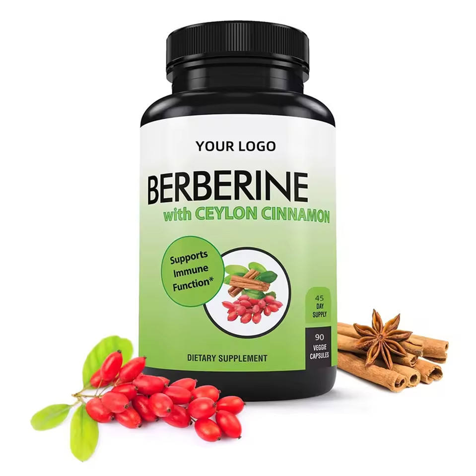 Herbal Extract Berberine HCl Capsules (400mg/500mg) - Immune Support