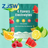 4 Flavors Electrolytes Powder Drink Mix – Original Variety Pack (20 Stick Packs)