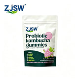 ZJSW Probiotic Kombucha Gummies Berry Bliss Flavor 30 Gummies