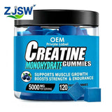ZJSW Creatine Monohydrate Gummies – Blueberry Flavor 5000mg (120 Vegan Gummies)