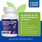 Hemorrhoids Natural Hemorrhoid Supplement – 60 Veggie Capsules