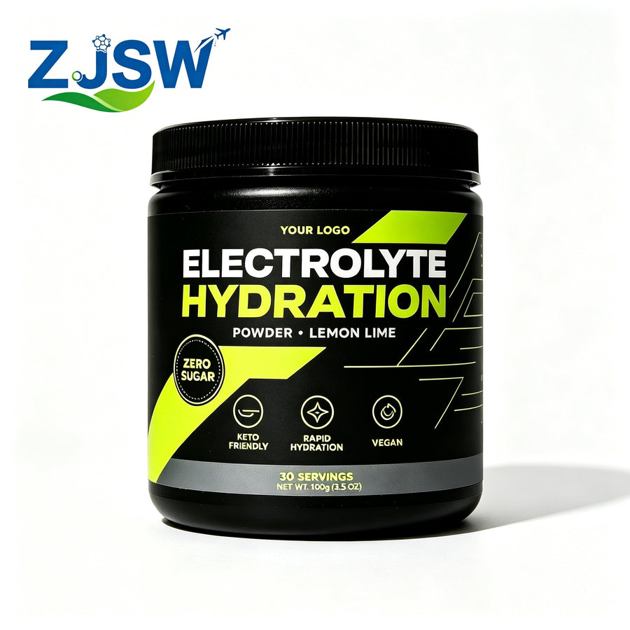 Electrolyte Hydration Powder – Lemon Lime (Zero Sugar, 30 Servings)