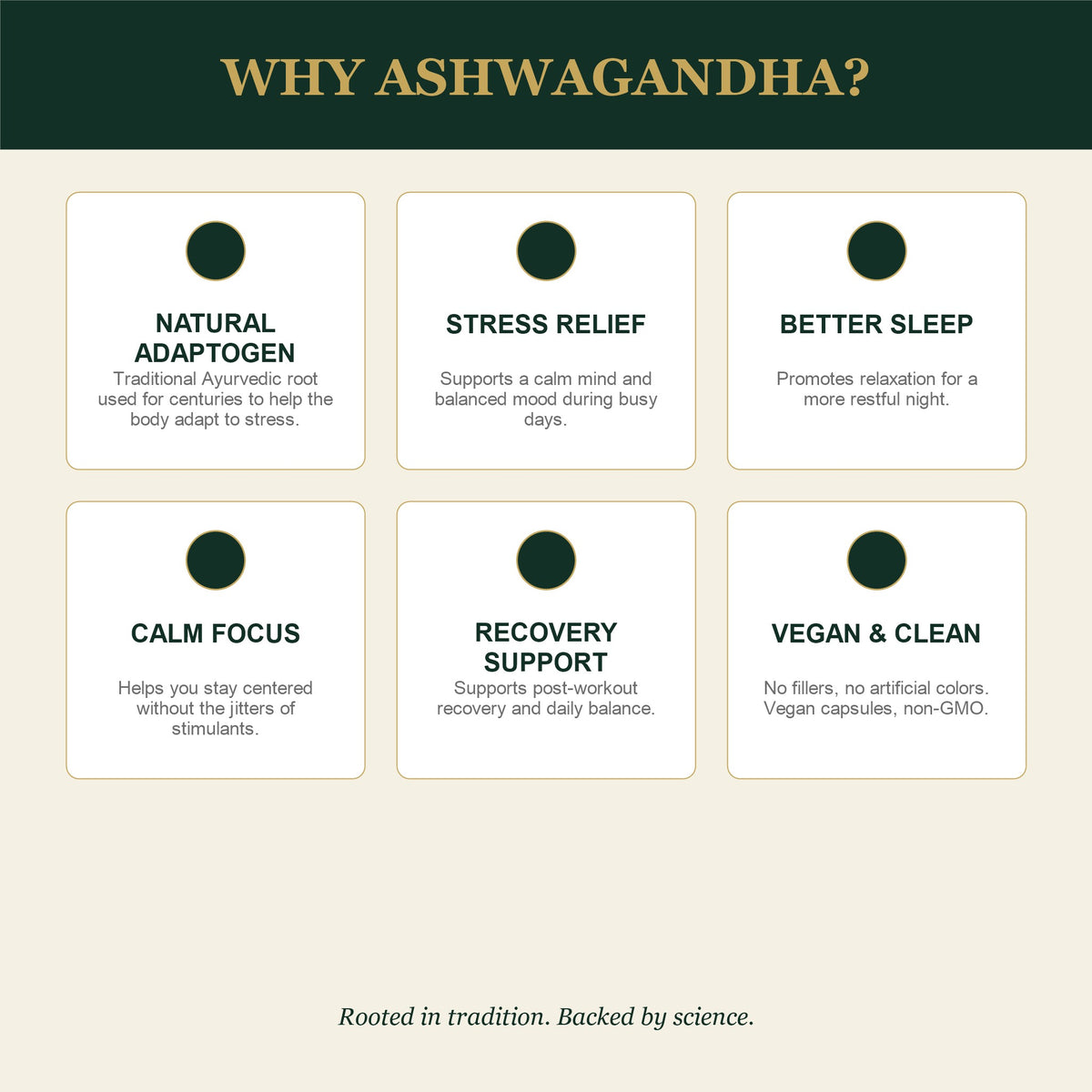 Ashwagandha Root Extract 300mg – Stress Relief & Sleep Support (60 Vegan Capsules)