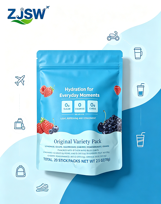 ZJSW Electrolyte Drink Mix - Original Variety Pack (20 Stick Packs)