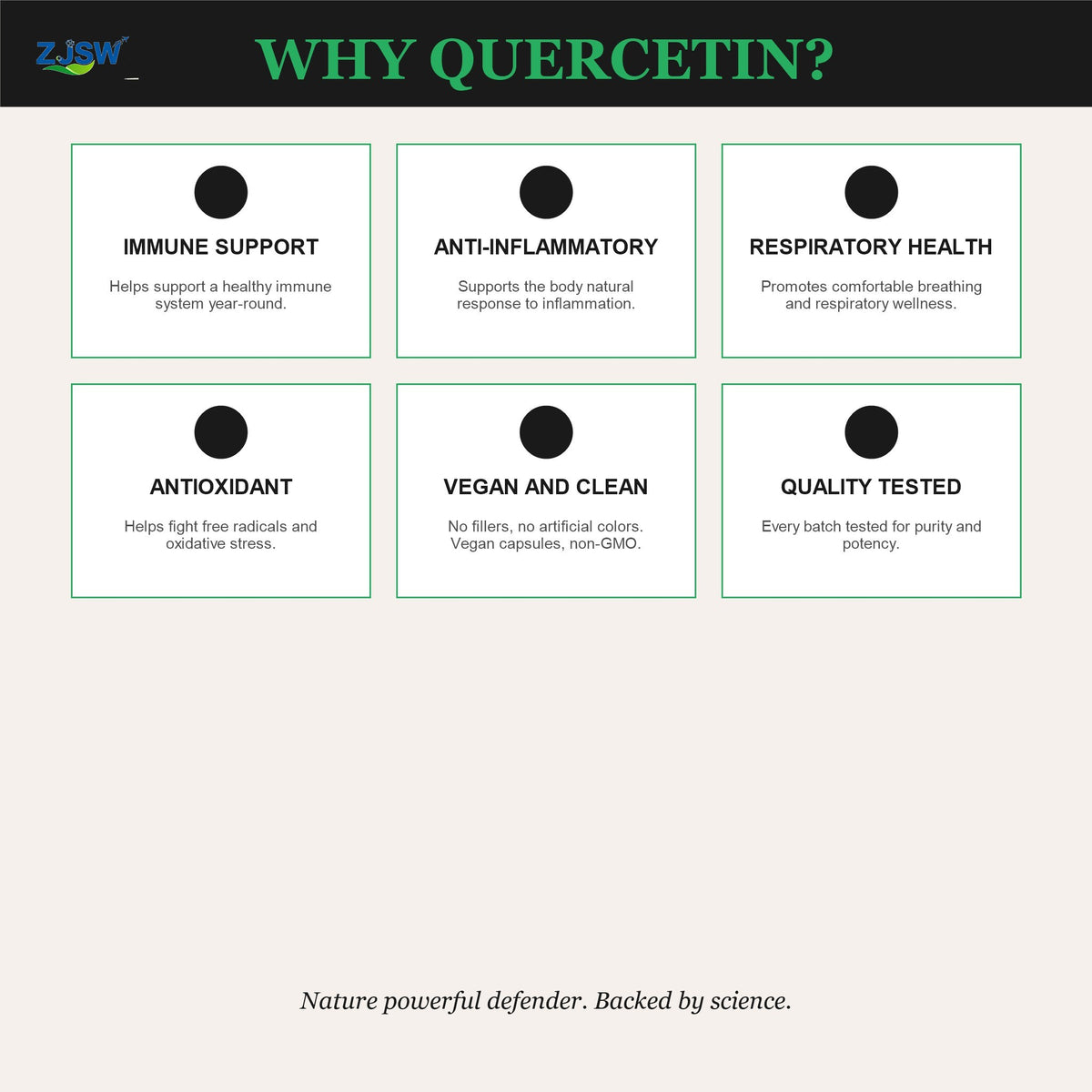 Quercetin Bioflavonoid Complex Immune Support Formula, 60 Vegan Capsules