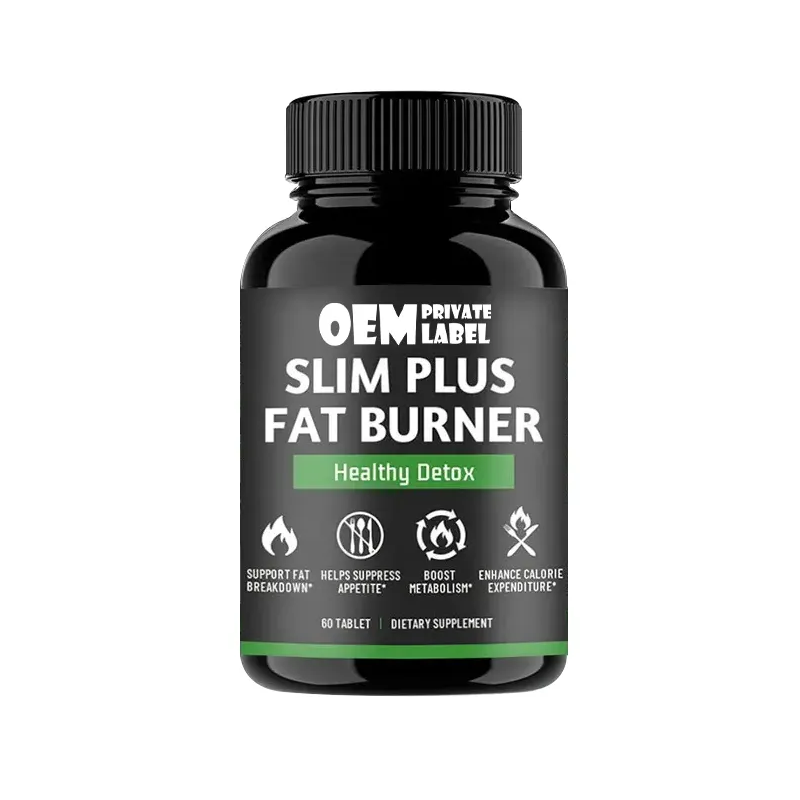 SLIM PLUS Fat Burner Capsules for Women - Weight Loss Accelerator (60 Capsules)