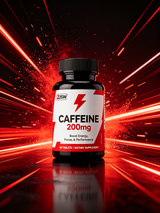 OEM Private Label 200mg Caffeine Pills Capsules with L-Theanine Focused Energy Supplements Boost Energy, Focus, & Performance