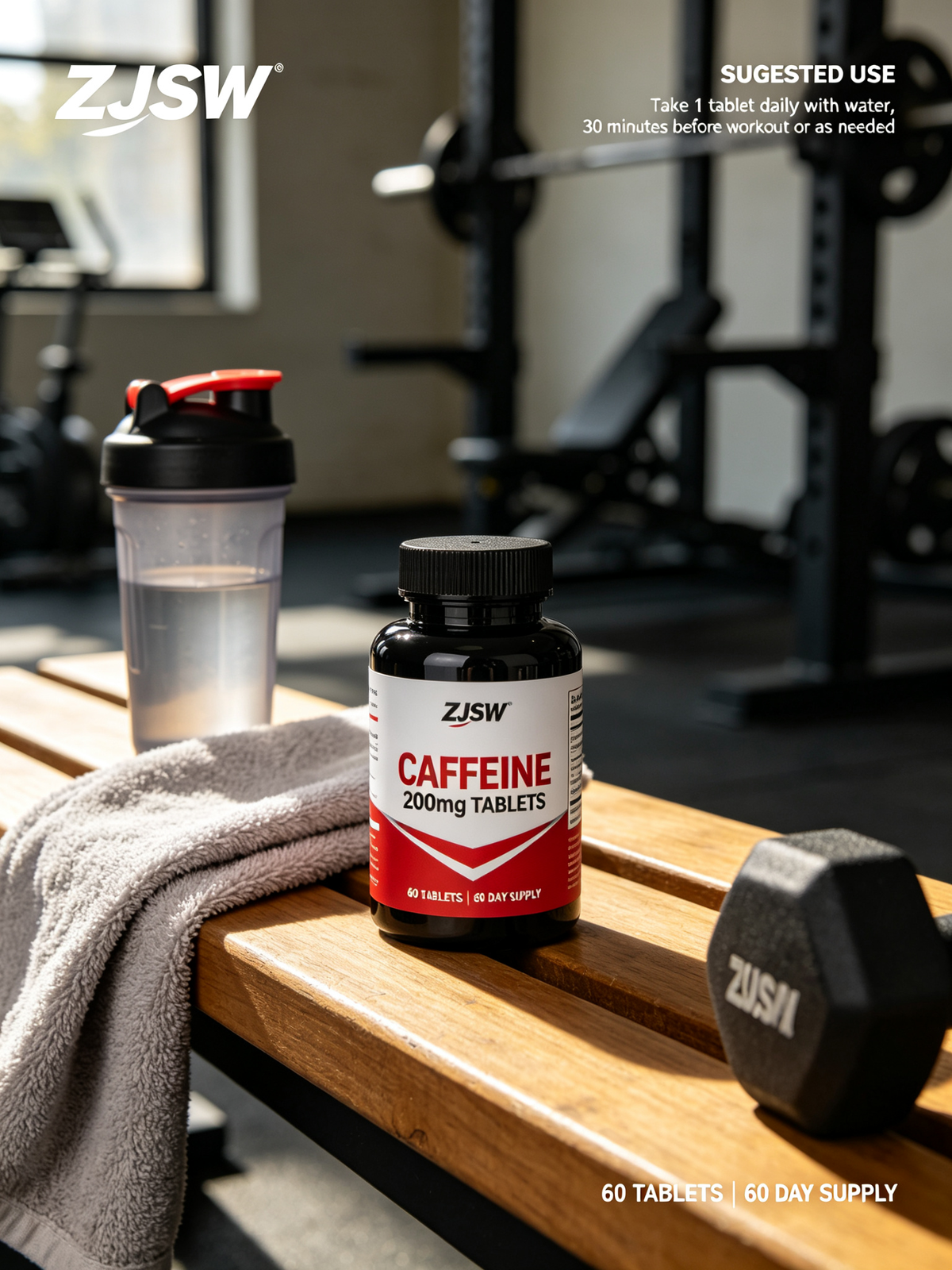 OEM Private Label 200mg Caffeine Pills Capsules with L-Theanine Focused Energy Supplements Boost Energy, Focus, & Performance