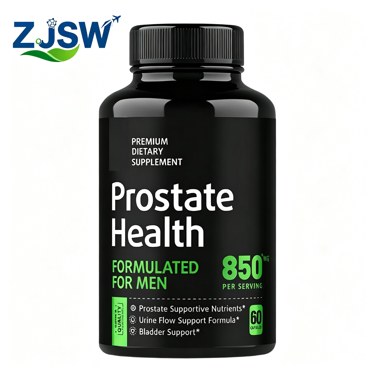 OEM/ODM Saw Palmetto Men's Prostate Capsules 60 Count – Vegan Health Formula for Adult Men