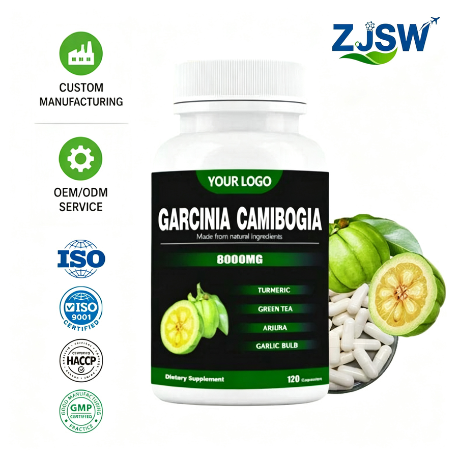 Garcinia Cambogia Extract Capsules – Pure HCA Slimming Supplement (OEM Private Label)