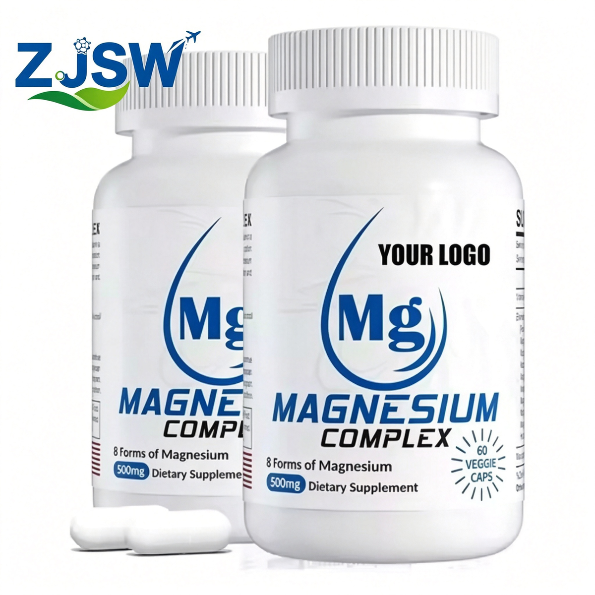 Hot Sale Magnesium Complex Capsules with Calcium Magnesium Zinc & Vitamin D for Adult Memory & Sleep Support