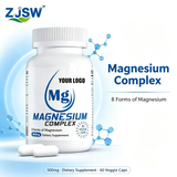 Hot Sale Magnesium Complex Capsules with Calcium Magnesium Zinc & Vitamin D for Adult Memory & Sleep Support