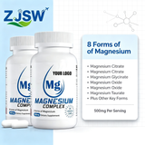 Hot Sale Magnesium Complex Capsules with Calcium Magnesium Zinc & Vitamin D for Adult Memory & Sleep Support