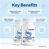 Hot Sale Magnesium Complex Capsules with Calcium Magnesium Zinc & Vitamin D for Adult Memory & Sleep Support