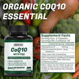 ZJSW CoQ10 with PQQ Capsules 300mg High Absorption – Cardiovascular Health (60 Capsules)
