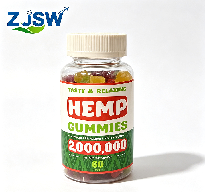 ZJSW Hemp Gummies - Tasty & Relaxing Supplement (60 Gummies)