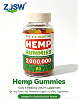 ZJSW Hemp Gummies - Tasty & Relaxing Supplement (60 Gummies)