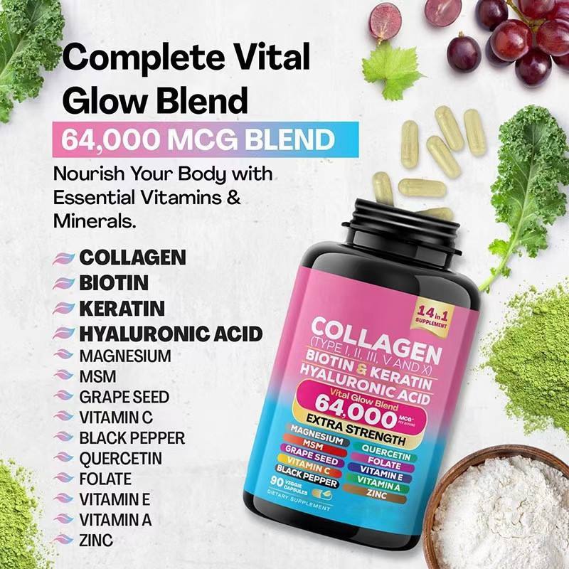 Collagen 14-in-1 Vital Glow Blend Supplement