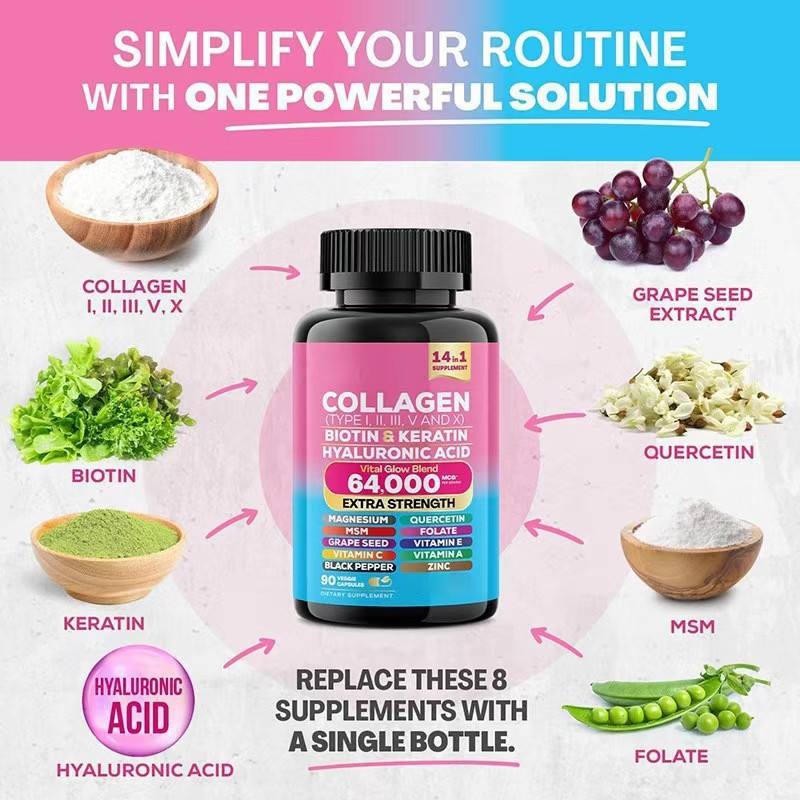 Collagen 14-in-1 Vital Glow Blend Supplement