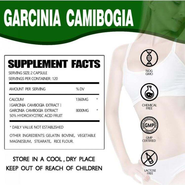 Garcinia Cambogia Extract Capsules – Pure HCA Slimming Supplement (OEM Private Label)