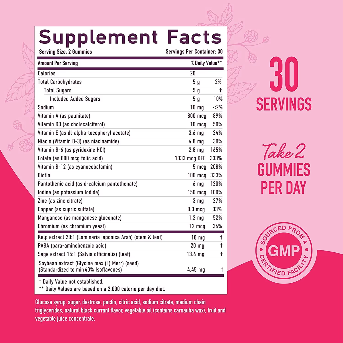 ZJSW Menopause Support Gummies – Hormone Balance Support (60 Gummies)