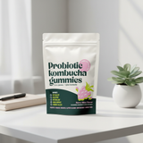 ZJSW Probiotic Kombucha Gummies – Berry Bliss Flavor (30 Gummies)