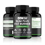 SLIM PLUS Fat Burner Capsules for Women - Weight Loss Accelerator (60 Capsules)