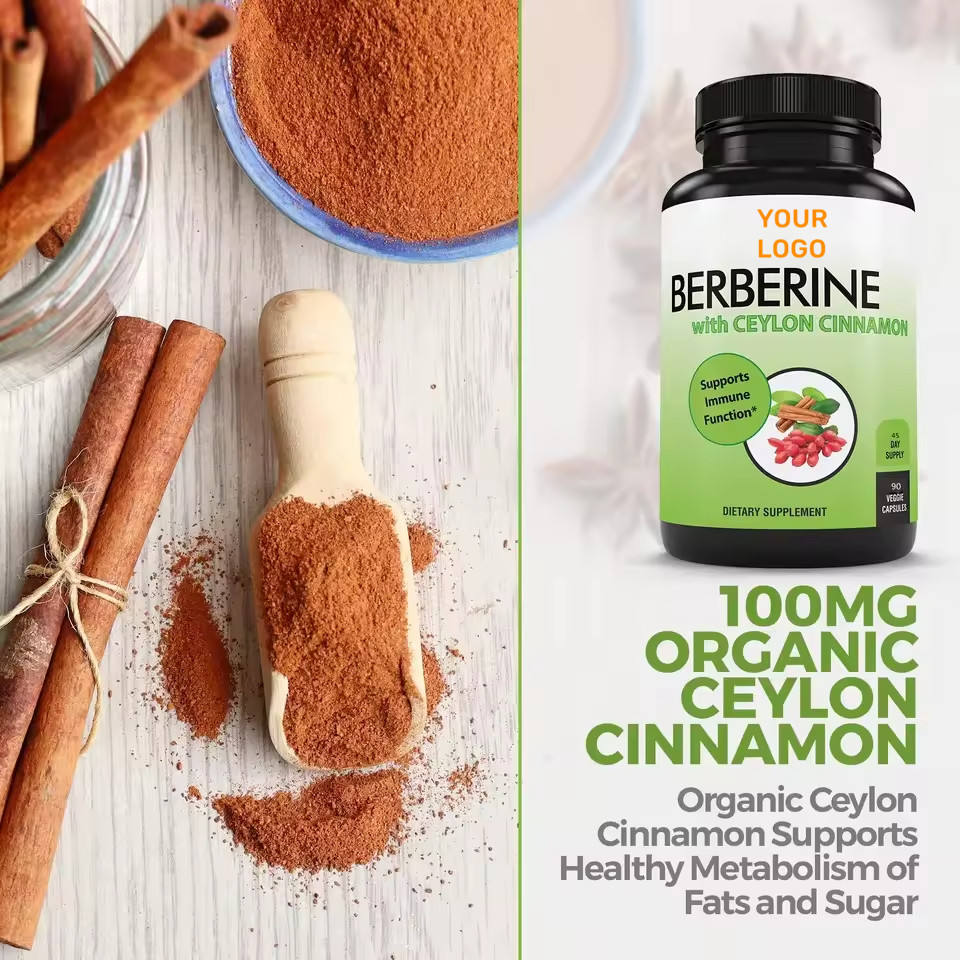 Herbal Extract Berberine HCl Capsules (400mg/500mg) - Immune Support