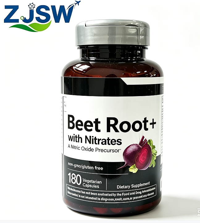 ZJSW Beet Root+ with Nitrates (180 Vegetarian Capsules)