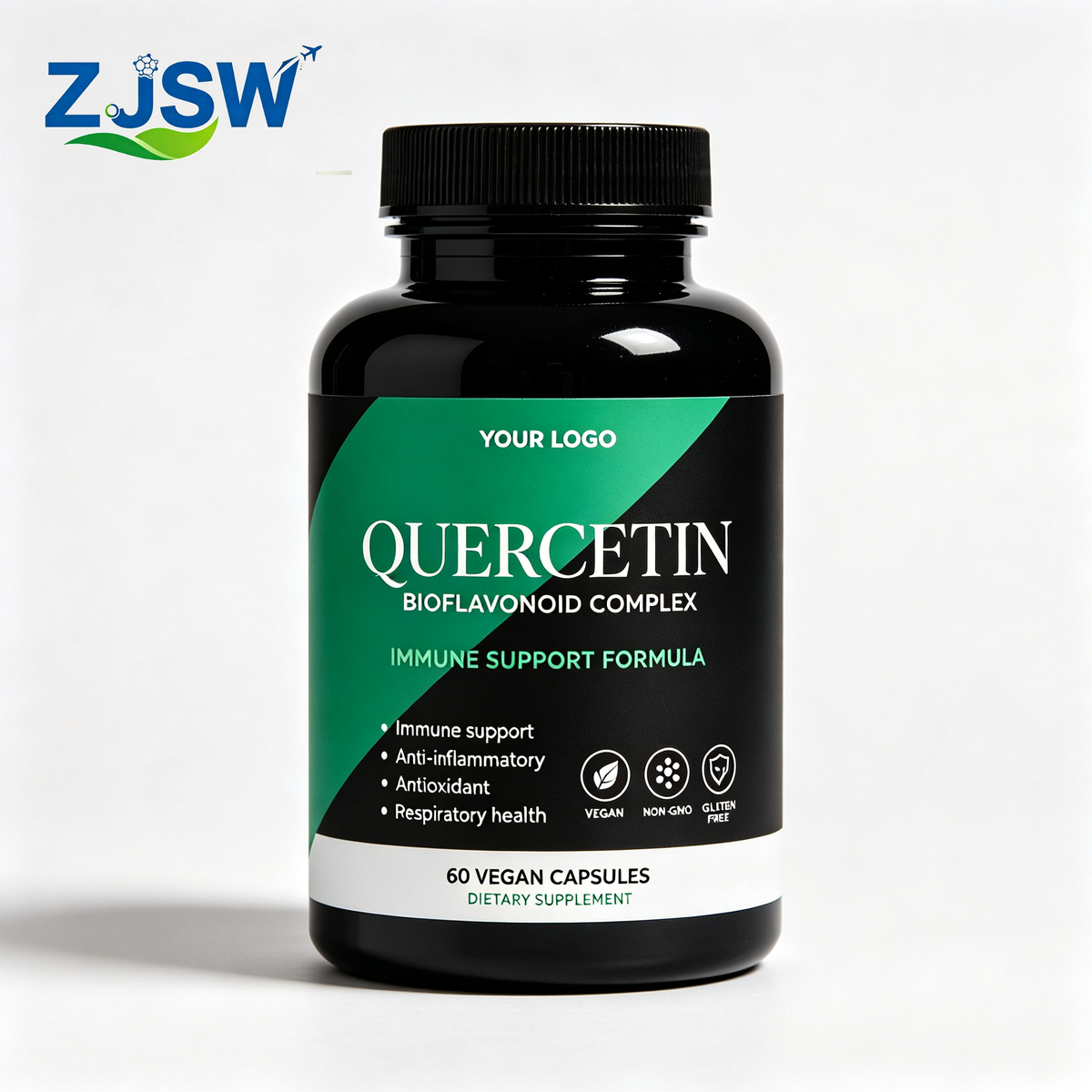 Quercetin Bioflavonoid Complex Immune Support Formula, 60 Vegan Capsules