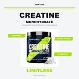 Pure Micronized Creatine Monohydrate Powder – Unflavored (60 Servings, 300g)