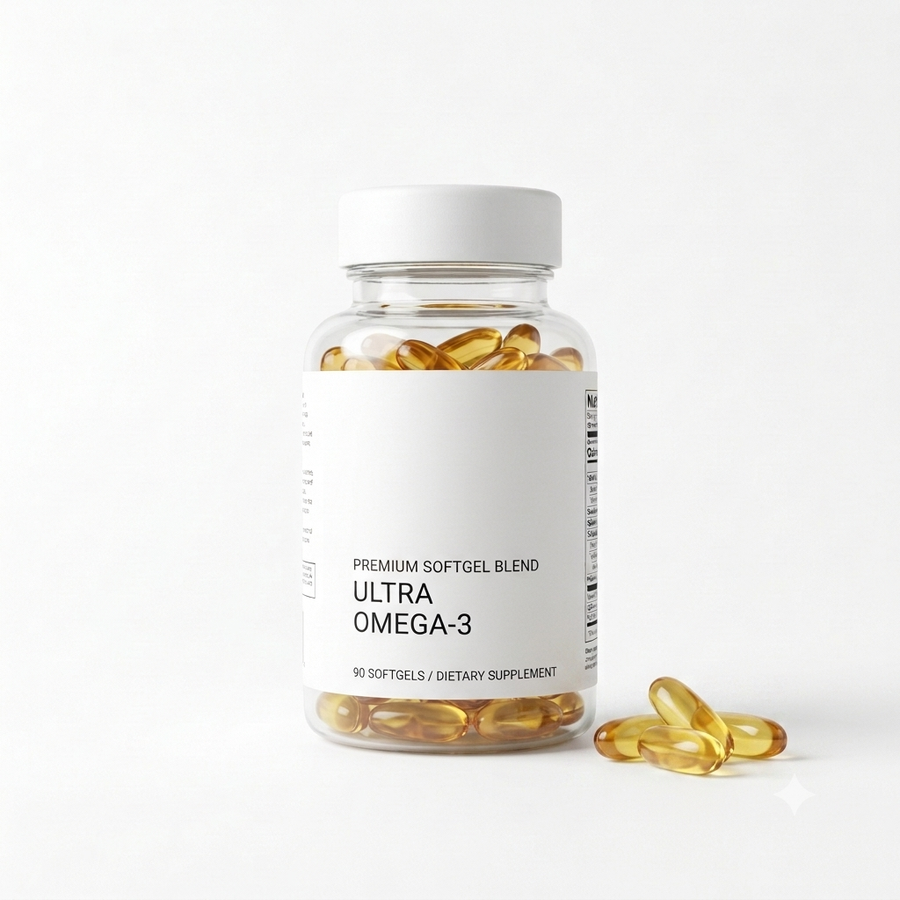 Softgels supplement product format